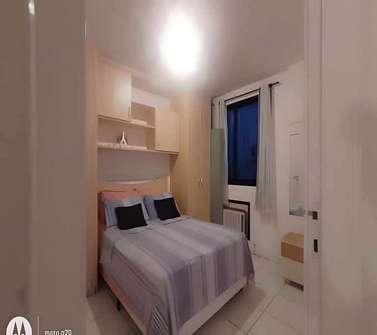 Flat com Piscina, Sauna e Estacionamento