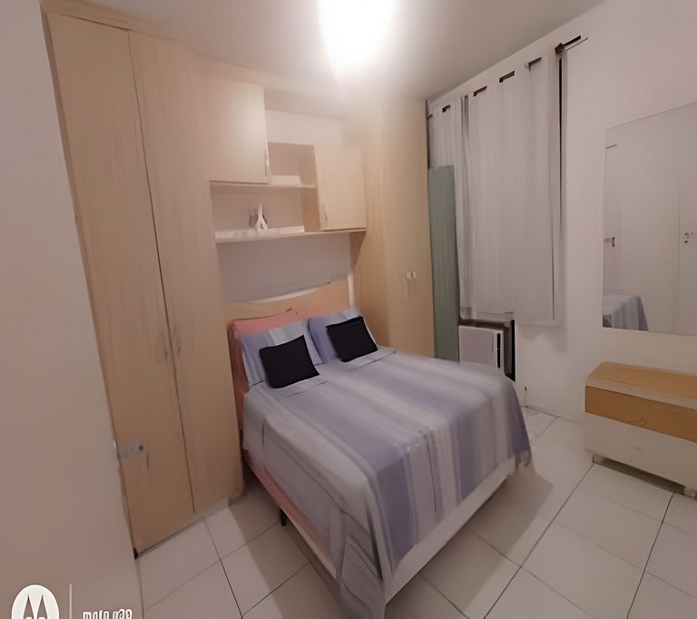 Flat com Piscina, Sauna e Estacionamento