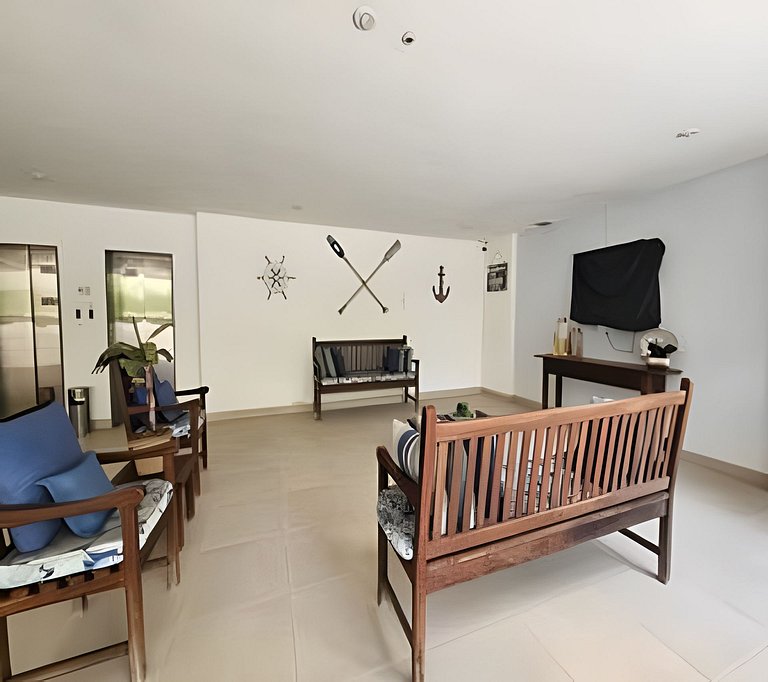 Hospede-se perto da praia com conveniência