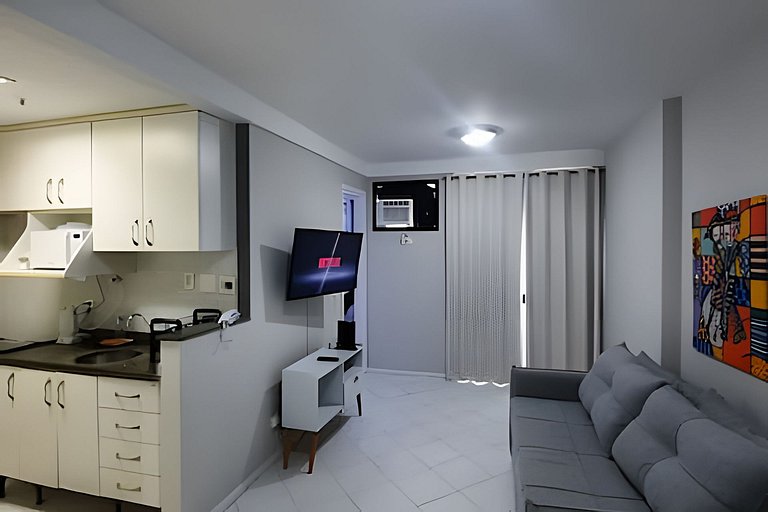 Hospede-se perto da praia com conveniência