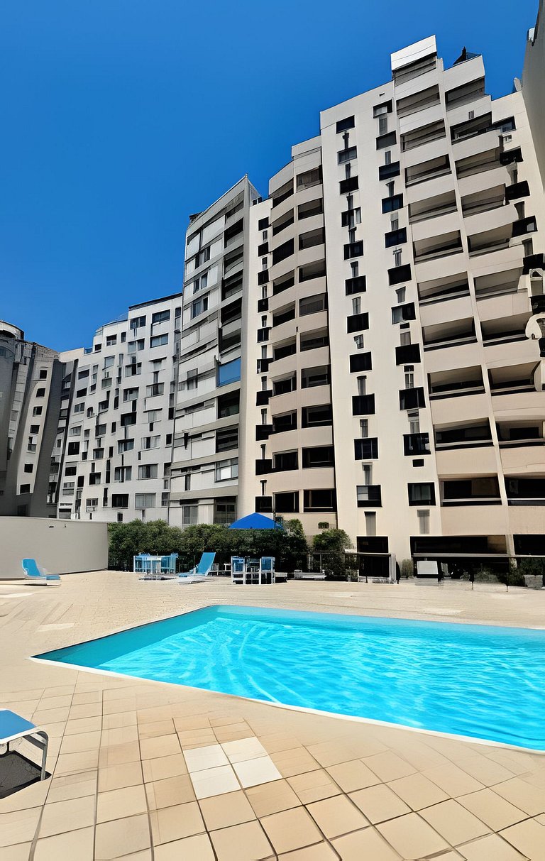 Hospede-se perto da praia com conveniência