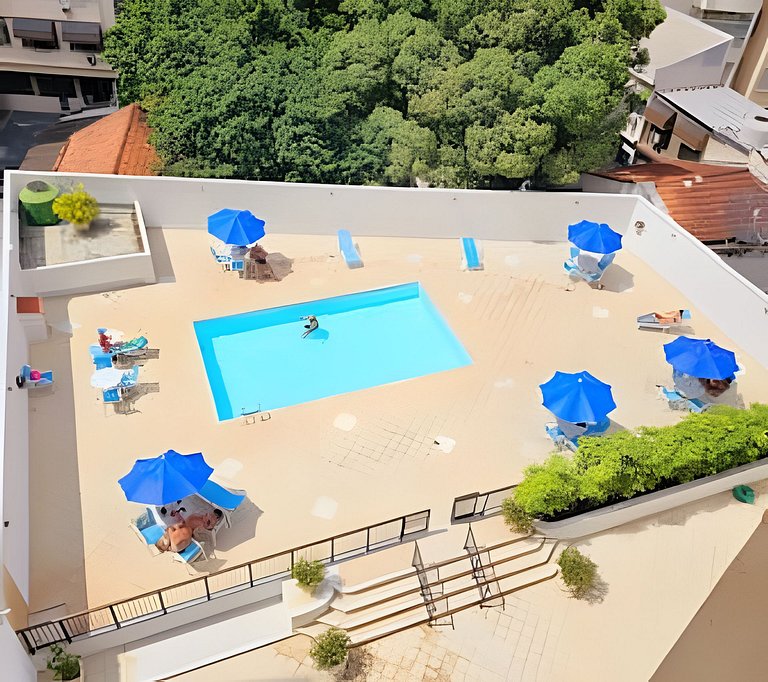 Hospede-se perto da praia com conveniência