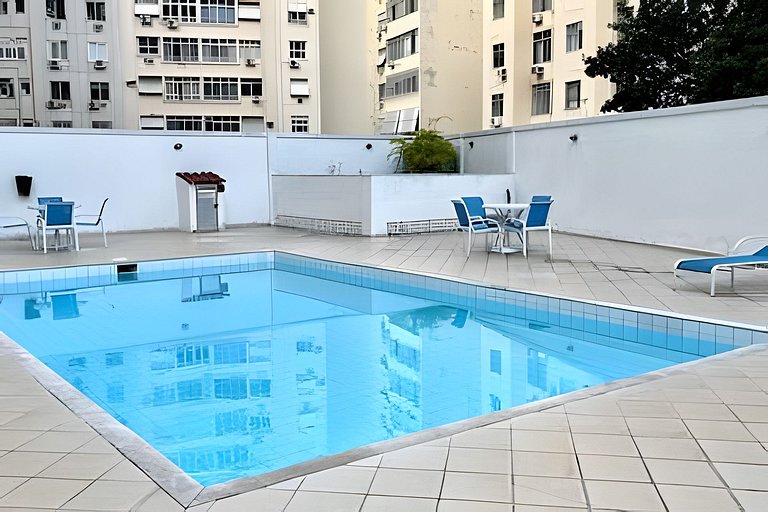 Hospede-se perto da praia com conveniência