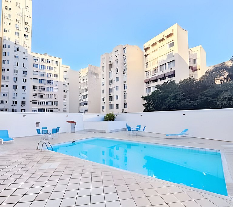 Hospede-se perto da praia com conveniência