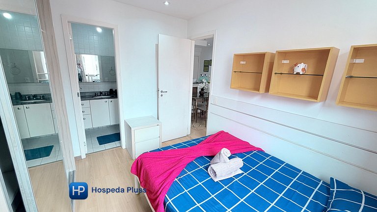 Excelente flat em Copacabana com vaga de garagem