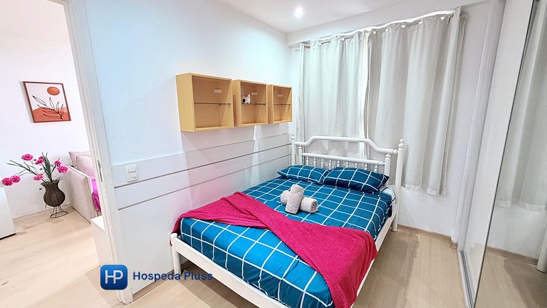 Excelente flat em Copacabana com vaga de garagem