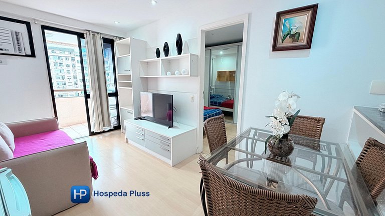 Excelente flat em Copacabana com vaga de garagem