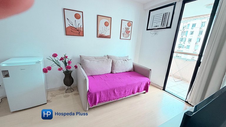 Excelente flat em Copacabana com vaga de garagem